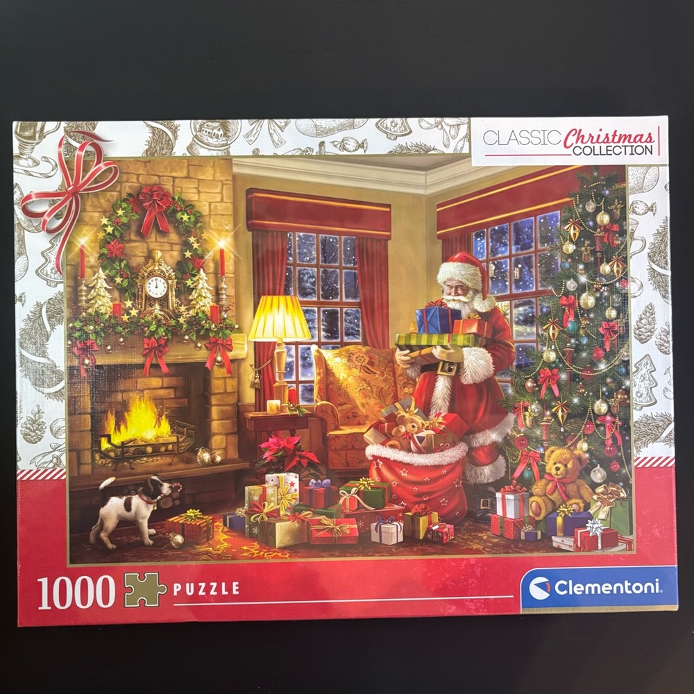 NEW Santa’s Visit 1000 Piece Jigsaw Puzzle by Clementoni
